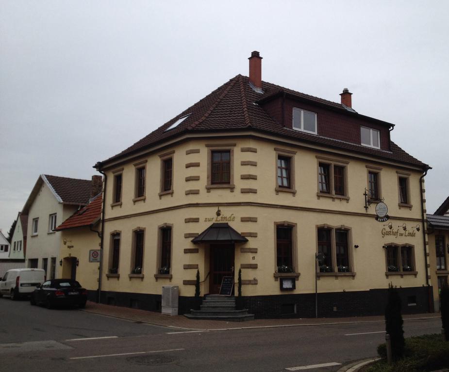 Linde Restaurant & Hotel Nussloch Bagian luar foto